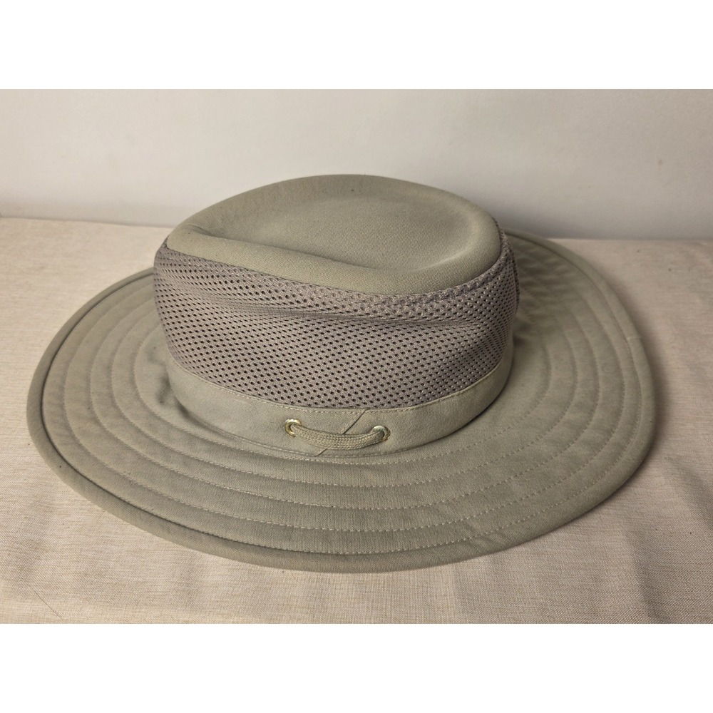 The Tilley Mesh Hat Tilley Endurables Size 7 3/8 Tan And Green